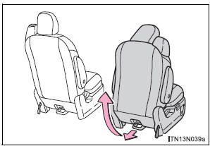 Toyota Sienna. Removing the second seats