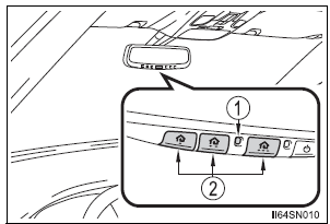 Toyota Sienna. Garage door opener