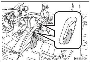 Toyota Sienna. Grocery bag hooks