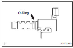 INSTALL CAMSHAFT TIMING OIL CONTROL VALVE ASSEMBLY (for Bank 1 Intake Side)