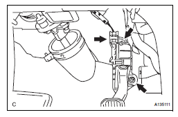 INSTALL ACCELERATOR PEDAL ROD