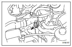 REMOVE ENGINE COOLANT TEMPERATURE SENSOR