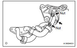REMOVE NO. 1 OIL COOLER BRACKET