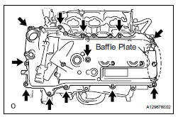 REMOVE CYLINDER HEAD COVER SUB-ASSEMBLY (for Bank 2)