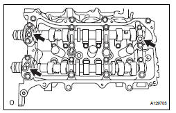 REMOVE CYLINDER HEAD COVER SUB-ASSEMBLY (for Bank 2)