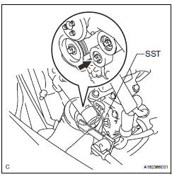 REMOVE V-RIBBED BELT