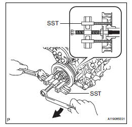 REMOVE CRANKSHAFT PULLEY