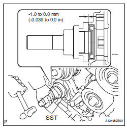 INSTALL TIMING CHAIN CASE OIL SEAL