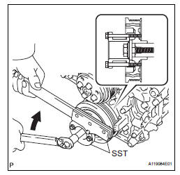 INSTALL CRANKSHAFT PULLEY