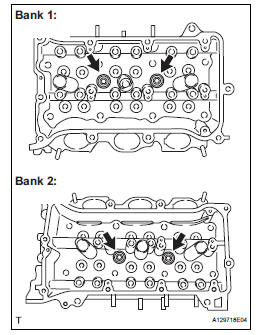 REMOVE NO. 1 STRAIGHT SCREW PLUG