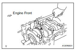 REMOVE PISTON SUB-ASSEMBLY WITH CONNECTING ROD