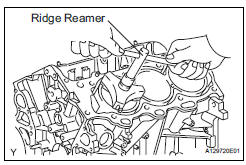REMOVE PISTON SUB-ASSEMBLY WITH CONNECTING ROD