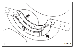 REMOVE CRANKSHAFT THRUST WASHER SET