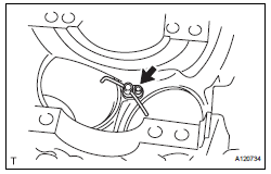 REMOVE NO. 1 OIL NOZZLE SUB-ASSEMBLY