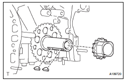 REMOVE CRANKSHAFT TIMING SPROCKET