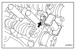 REMOVE NO. 2 CHAIN TENSIONER ASSEMBLY