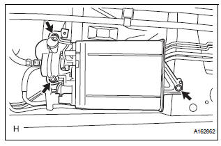 INSTALL CHARCOAL CANISTER ASSEMBLY