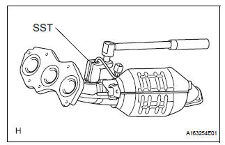 REMOVE AIR FUEL RATIO SENSOR (for Bank 1 Sensor 1)