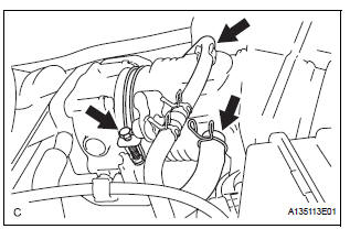 REMOVE AIR CLEANER CAP SUB-ASSEMBLY