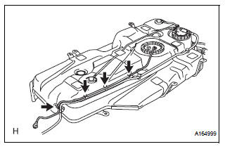 REMOVE FUEL TANK MAIN TUBE SUB-ASSEMBLY