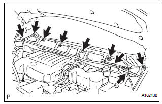 REMOVE COWL TOP PANEL SUB-ASSEMBLY OUTER FRONT