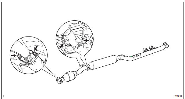 INSTALL CENTER EXHAUST PIPE ASSEMBLY