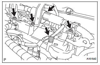 REMOVE NO. 1 SURGE TANK STAY