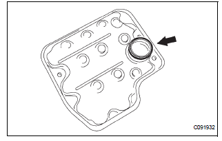 REMOVE VALVE BODY OIL STRAINER ASSEMBLY