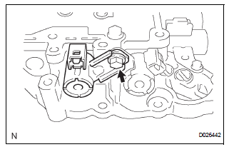 REMOVE TRANSMISSION VALVE BODY ASSEMBLY