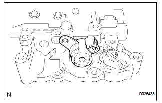 REMOVE TRANSMISSION VALVE BODY ASSEMBLY