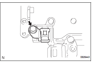 REMOVE TRANSMISSION VALVE BODY ASSEMBLY