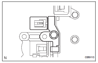 REMOVE TRANSMISSION VALVE BODY ASSEMBLY