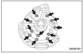 INSPECT CLEARANCE OF OIL PUMP ASSEMBLY