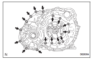 ADJUST DIFFERENTIAL SIDE BEARING PRELOAD