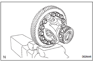 INSTALL FRONT DIFFERENTIAL RING GEAR