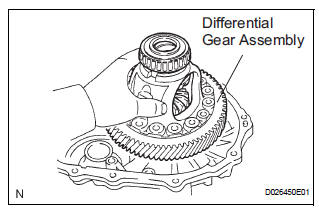 ADJUST DIFFERENTIAL SIDE BEARING PRELOAD