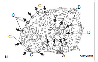 ADJUST DIFFERENTIAL SIDE BEARING PRELOAD