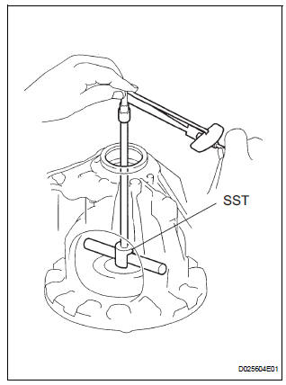 ADJUST DIFFERENTIAL SIDE BEARING PRELOAD