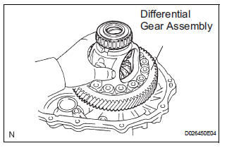 ADJUST DIFFERENTIAL SIDE BEARING PRELOAD