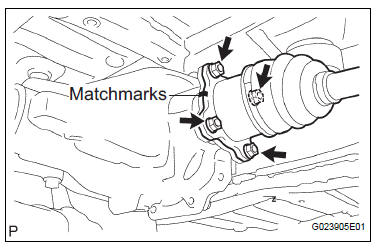 SEPARATE REAR DRIVE SHAFT ASSEMBLY LH (for 4WD)