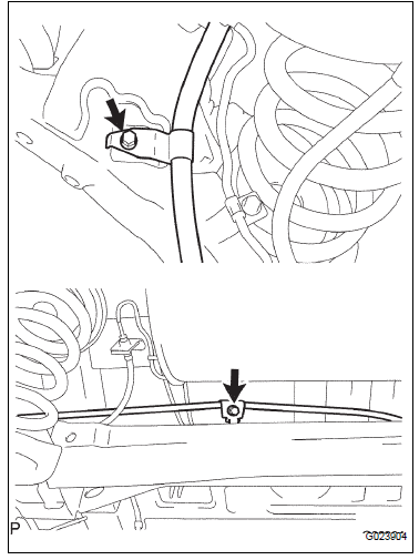SEPARATE PARKING BRAKE CABLE ASSEMBLY NO.3