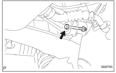 LOOSEN REAR AXLE BEAM ASSEMBLY
