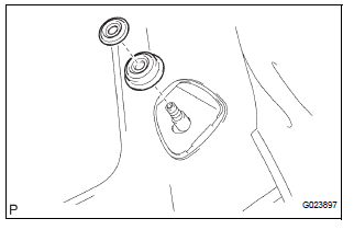 INSTALL SHOCK ABSORBER ASSEMBLY REAR LH