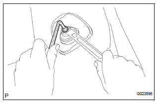 INSTALL SHOCK ABSORBER ASSEMBLY REAR LH