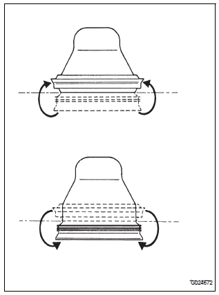 INSTALL REAR SHOCK ABSORBER CAP LH