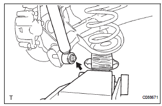 FULLY TIGHTEN SHOCK ABSORBER ASSEMBLY REAR LH