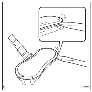 DISPOSE OF TIRE PRESSURE WARNING VALVE AND TRANSMITTER