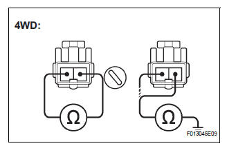 INSPECT REAR SPEED SENSOR