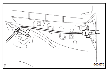 INSTALL FRONT SPEED SENSOR LH