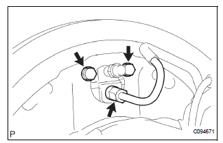 INSTALL LH, FRONT OR UPPER REAR WHEEL BRAKE CYLINDER ASSEMBLY